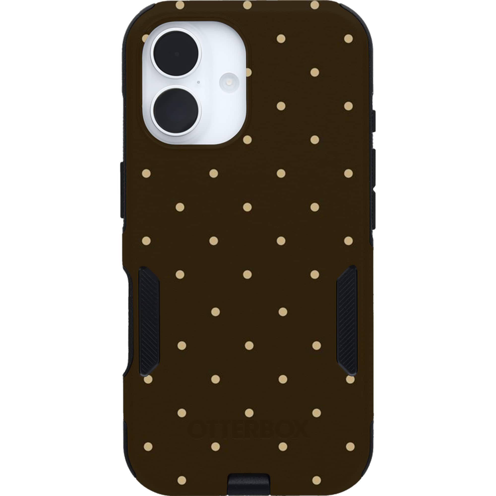 OtterBox - Artist Edition MagSafe Commuter Series Case for iPhone 16 - Espresso Polka Dots price history on PriceWatchPro