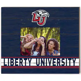 Jardine - Liberty Flames 11'' x 13'' Team Spirit Scholastic Picture Frame - Navy