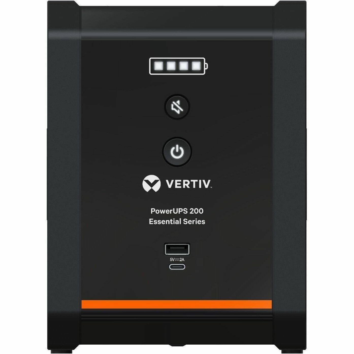 VERTIV  
PowerUPS 200  
Essential Series  
5V=2A