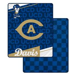 Pegasus - UC Davis Aggies 60" x 70" Diagonal Ghost Checkered Double-Sided Blanket - Multicolor