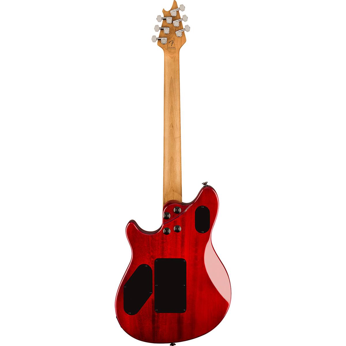 Alt View 1. EVH - EVH Wolfgang Standard Exotic Electric Guitar, Natural - Zebrawood Top.