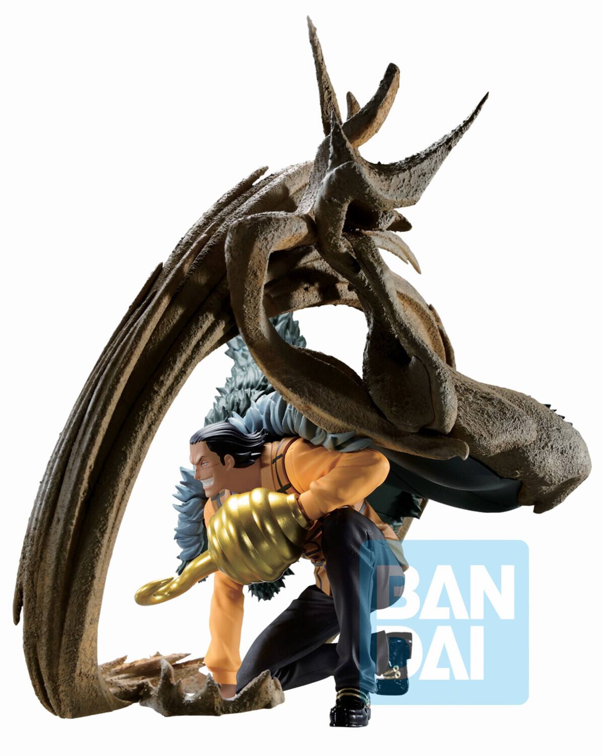 Alt View 3. Bandai - Ichibansho - One Piece - Duel Memories - Crocodile Figure   - COLLECTIBLES - Multicolor.