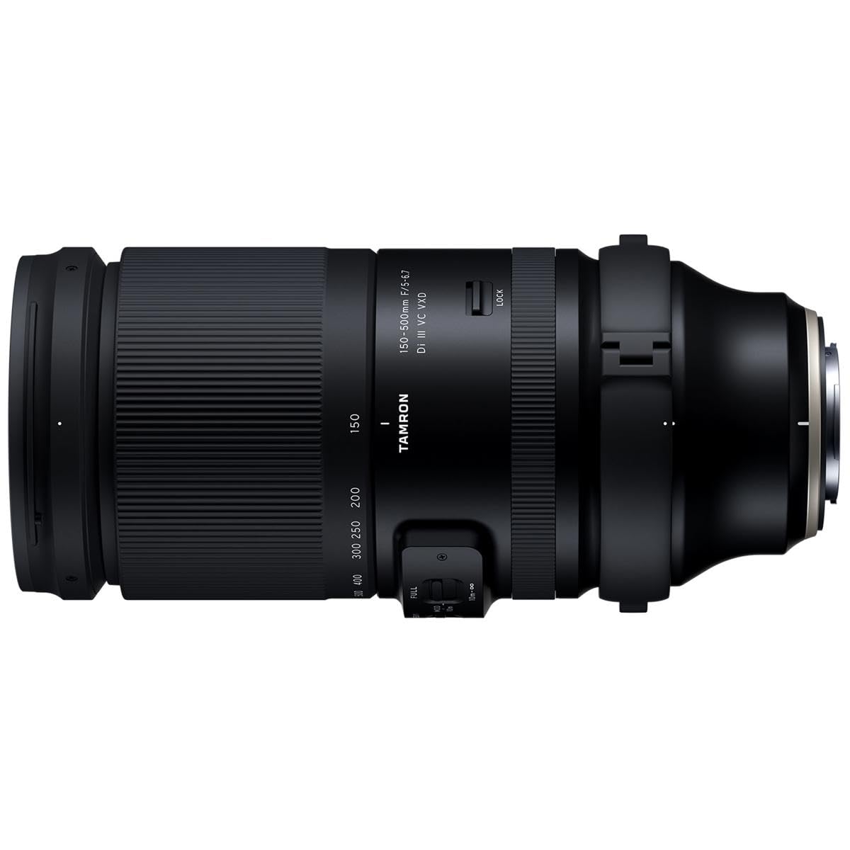 150 200 250 300 I 9-5/3 50-500mm 150 TAMRON VXD VC Di III 15-50mm f/5-6.3