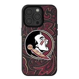 Keyscaper - NCAA - Florida State Seminoles Paisley iPhone Magnetic Bump Case - 13 - Black