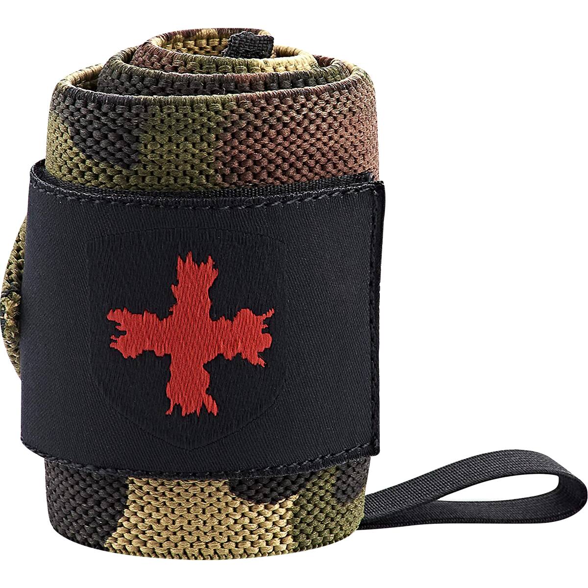 Front. Harbinger - Harbinger 18" Red Line Weight Lifting Wrist Wraps - Camo - Camo.