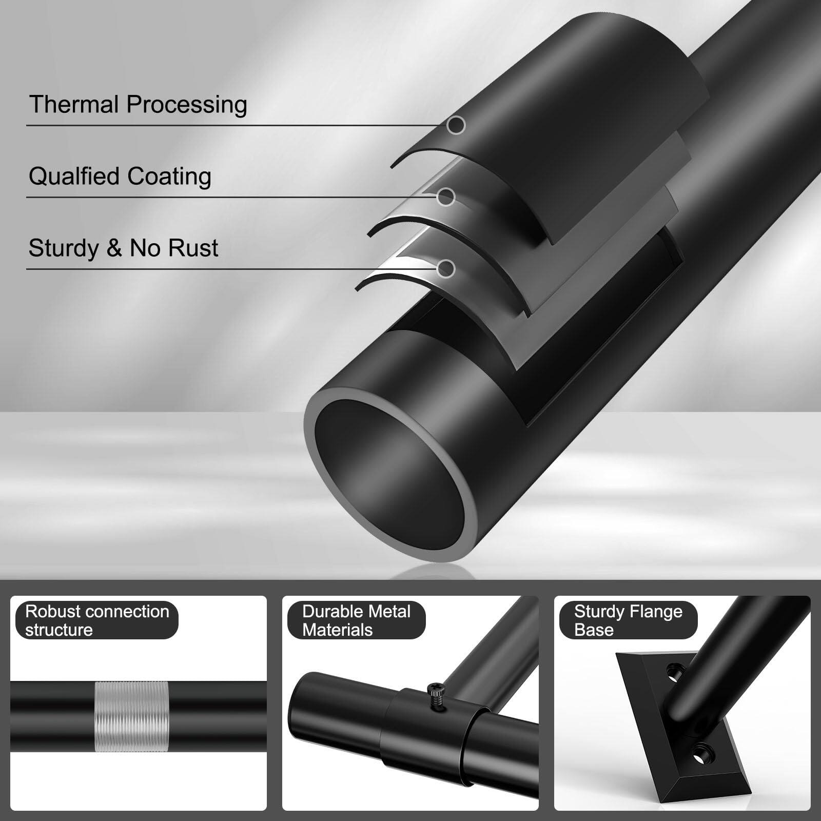 - Thermal Processing
- Qualified Coating
- Sturdy & No Rust
- Robust connection structure
- Durable Metal Materials
- Sturdy Flange Base