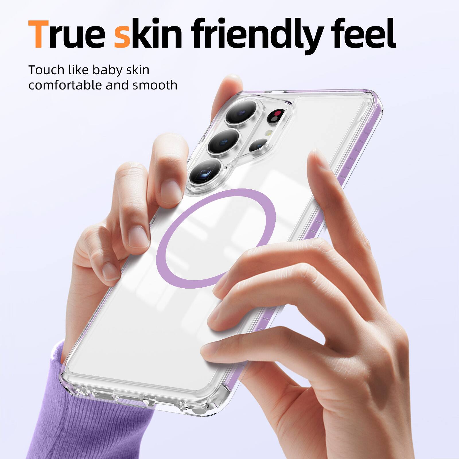 True skin friendly feel

Touch like baby skin comfortable and smooth