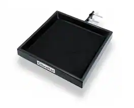 Gibraltar Hardware - Small Accessory Table Tray with Clamp, 12" x 12" Padded Surface with Raised Edges, Attaches Securely to Stand & Bars