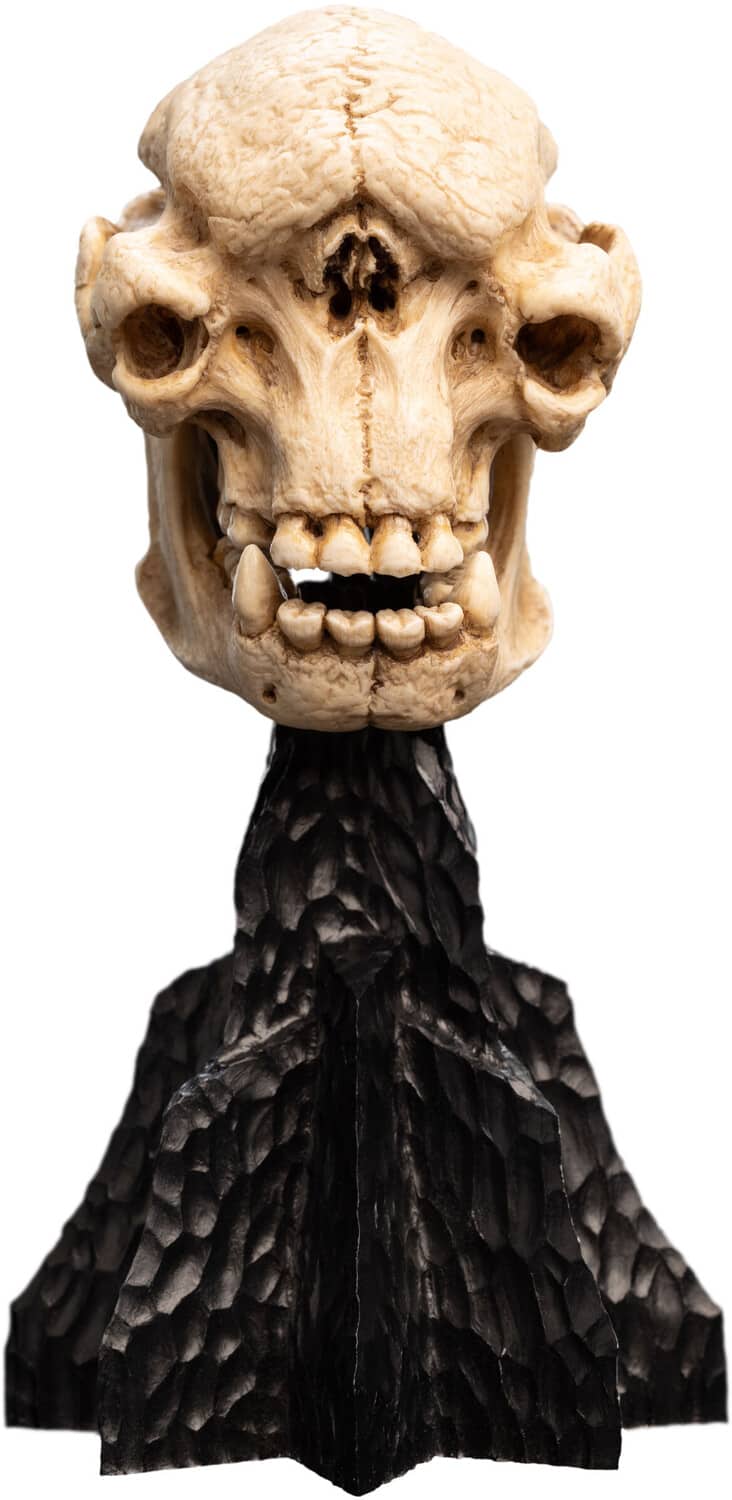Weta Workshop - Polystone - The Lord of the Rings Trilogy - Skull of a Cave Troll Polystone Statue - COLLECTABLES - Multicolor