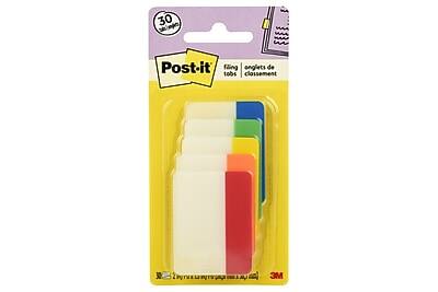 30 Post-it Tabs  
Filing Tabs / Anglets de Classement  
3M