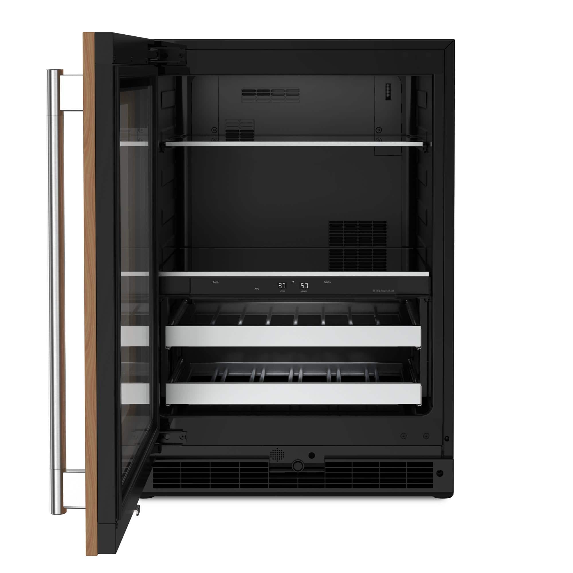 KitchenAid - 24" Panel-Ready Beverage Center - Custom Panel Ready