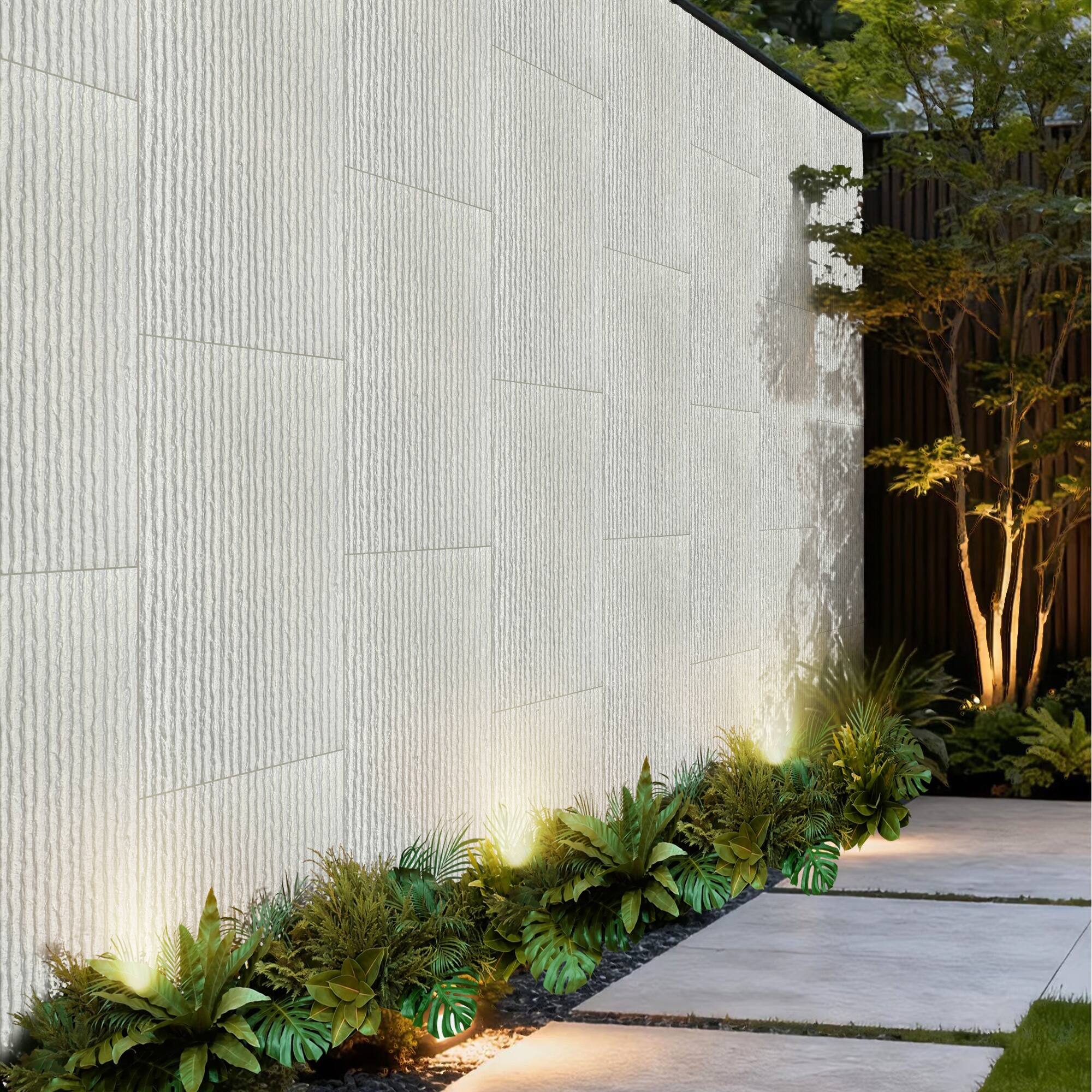 Alt View 2. Boyel Living - 12-Pack 23.62-in x 47.24-in Natural 3D Faux Stone Polyurethane Wall Panel - Natural.