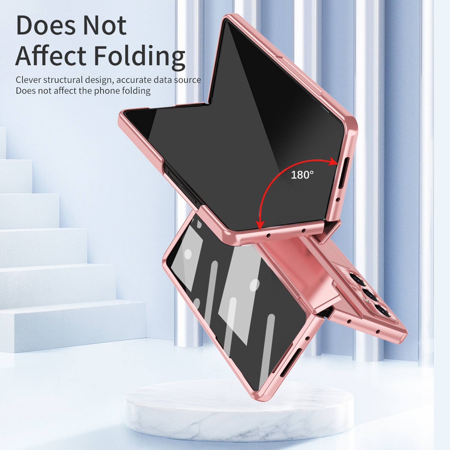 Does Not Affect Folding

Clever structural design, accurate data source

Does not affect the phone folding

180°