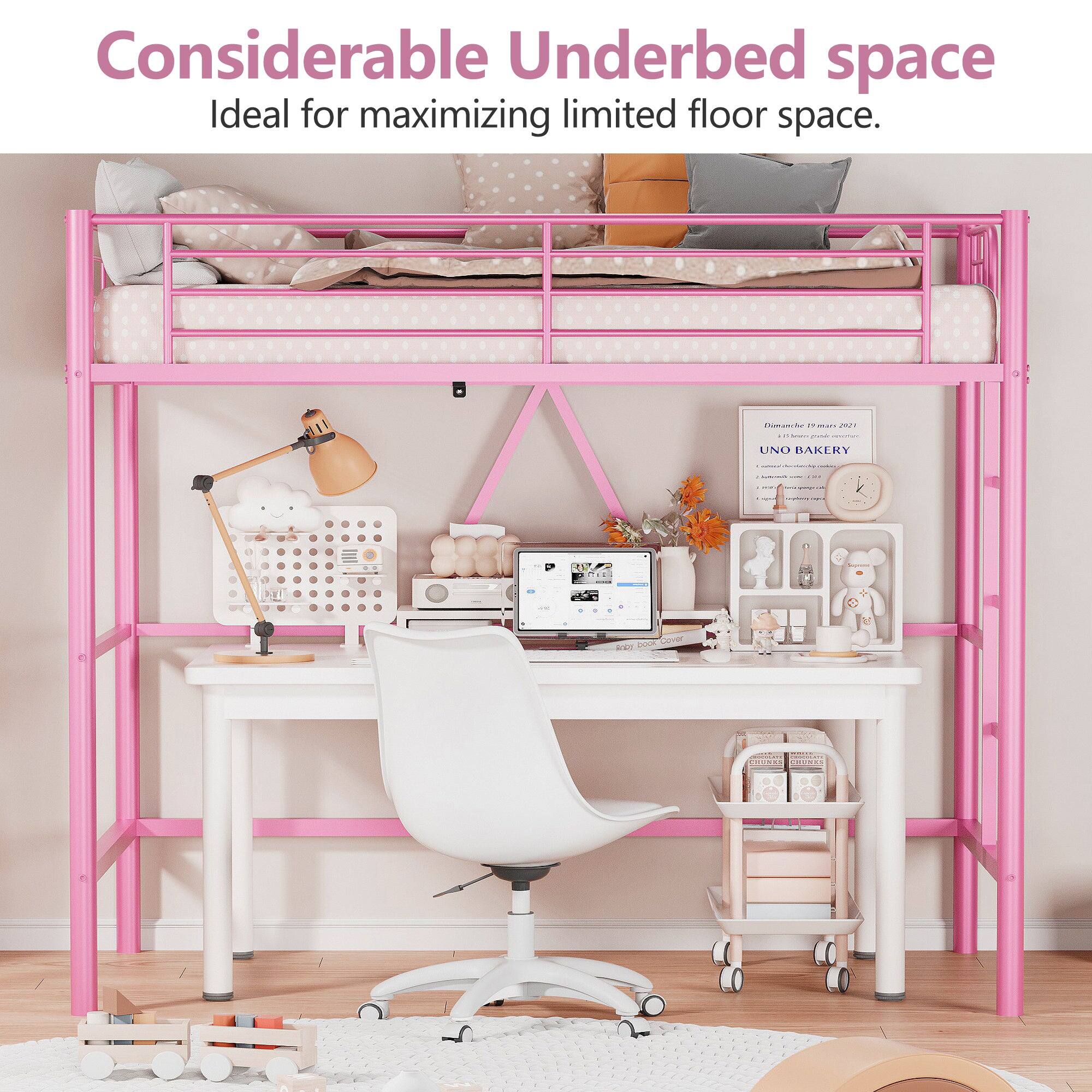 Considerable Underbed space  
Ideal for maximizing limited floor space.