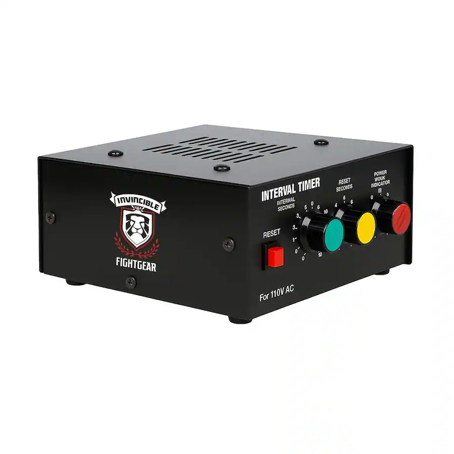 Amber Sporting Goods Boxing Timer, 2 or 3 Minute Rounds, Steel Gym ...