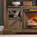 Alt View 5. Mondawe - 60" Electric Fireplace Entertainment Center With Door Sensor - Brown.