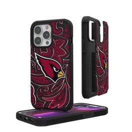 Keyscaper - NFL - Arizona Cardinals iPhone Rugged Paisley Design Case - 15 - Multicolor