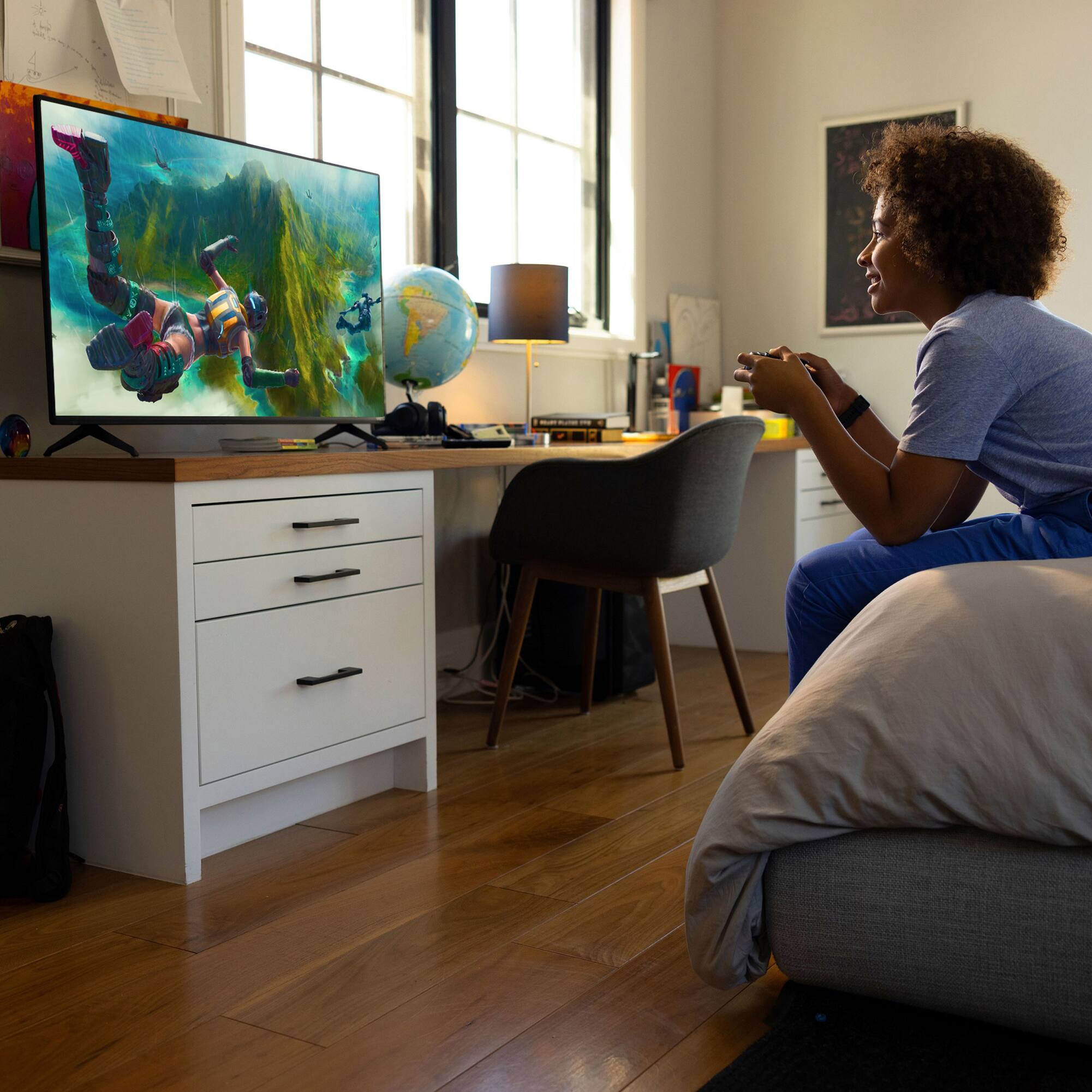 Back. VIZIO - 24" Class D-Series LED 720P Smart TV - Black.