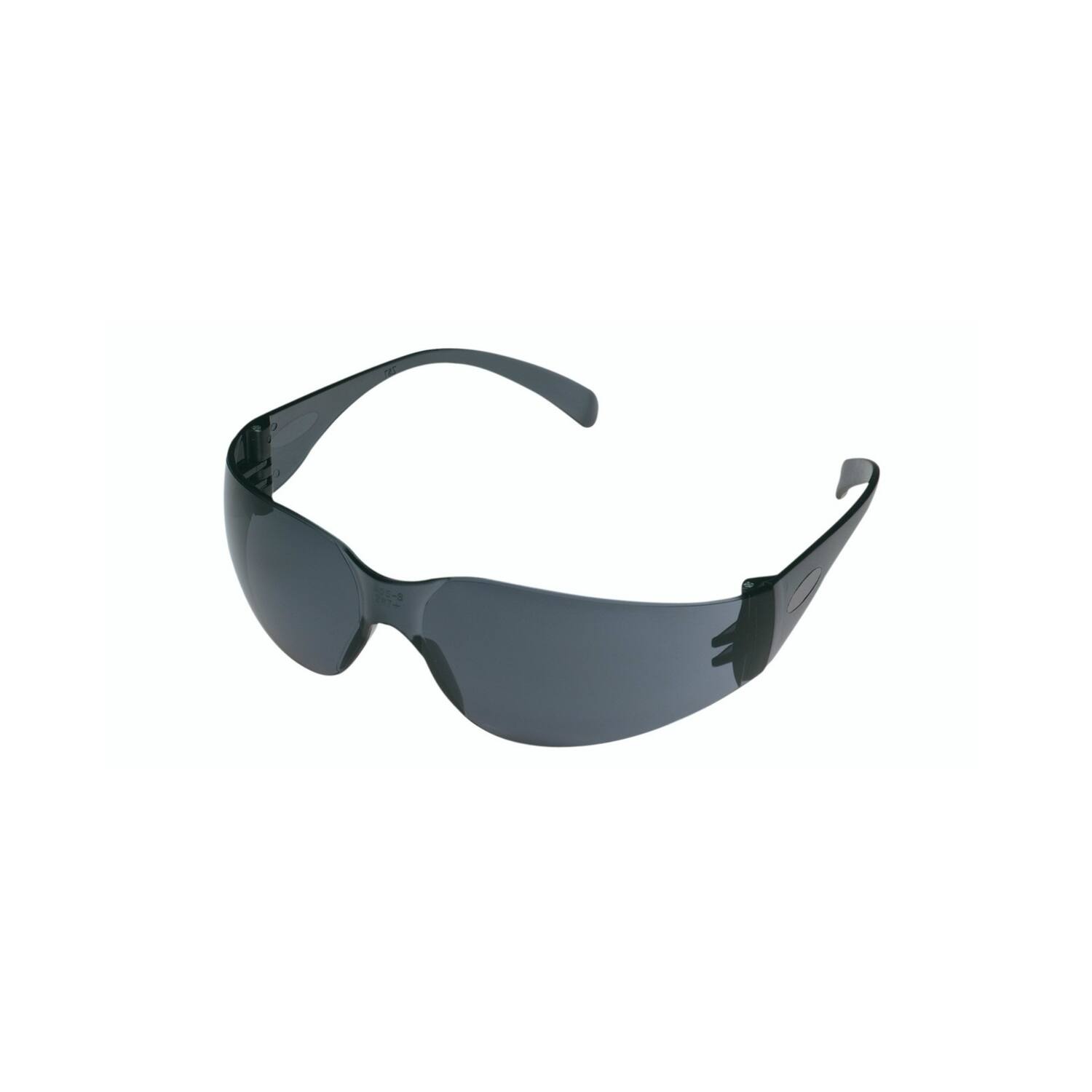 Angle. 3M - 3M Anti-Fog Safety Glasses Gray Lens Gray Frame 4 pc - Gray.