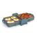 Front. Bella - Fits-anywhere Kitchenware: 10" x 20" Fold & Store Dual Temp Electric Griddle - Surf.
