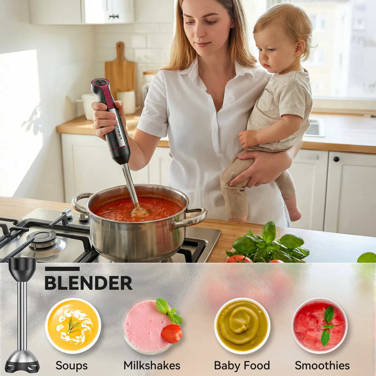 LINKO BLENDER Soups Milkshakes Baby Food Smoothies