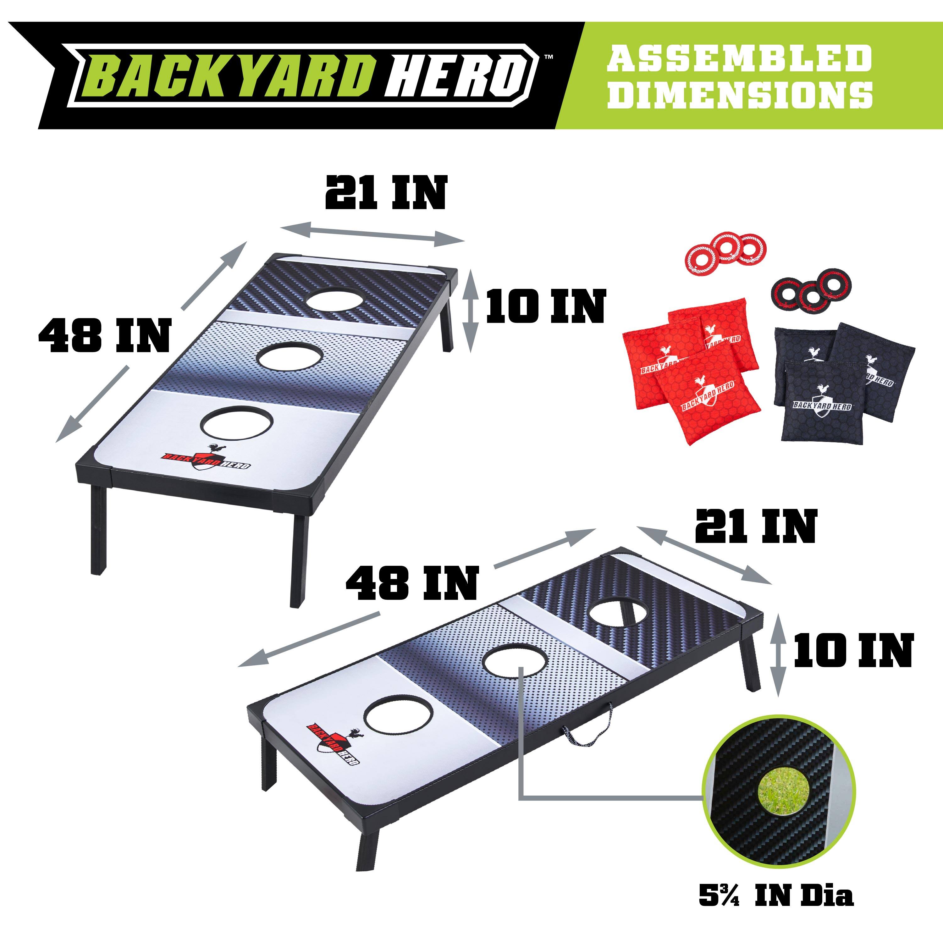 Backyard Hero Assembled Dimensions 21 in 48 in 10 in.