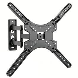 Dazzed Corner - Full Motion TV Wall Mount for 26-60" Flat & Curved TVs, Swivel Tilt Articulating Bracket, Max VESA 400x400mm - Black