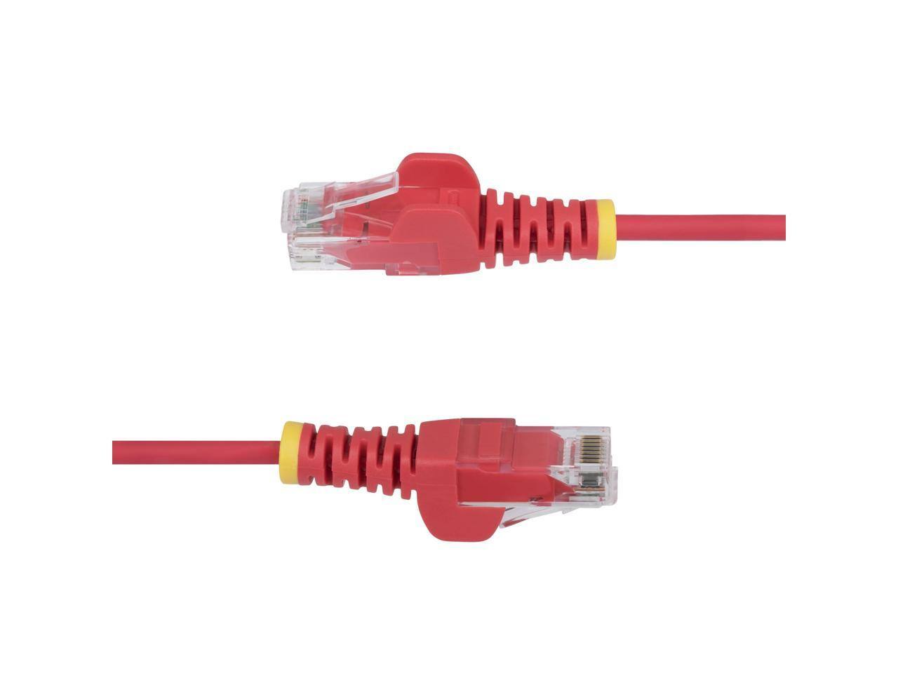 Alt View 5. StarTech.com - StarTech 15ft Red Slim CAT6 Ethernet Cable, 100W PoE, LSZH, Fluke Tested.