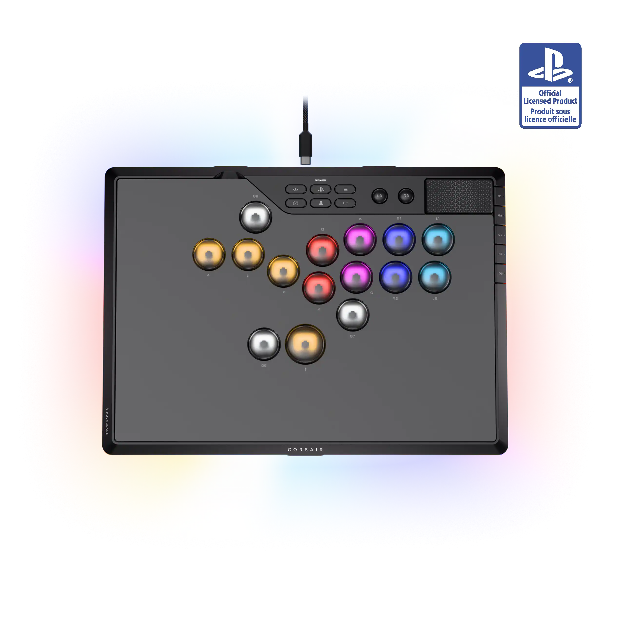 CORSAIR - Novablade Pro Wireless Hall Effect Leverless Controller - Black