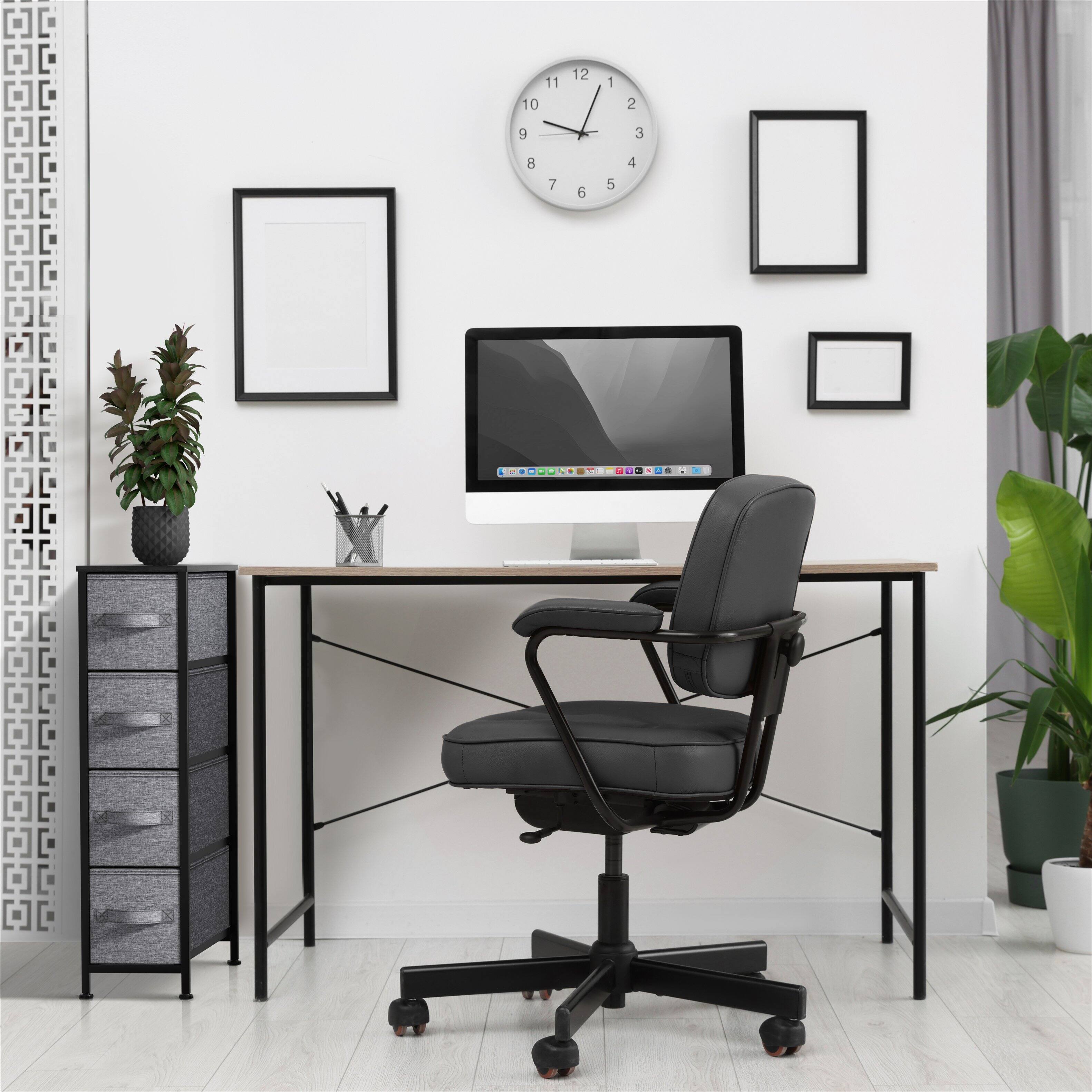 Alt View 6. Sorbus - Sorbus Narrow Dresser with 4 Drawers, Vertical Slim Storage Chest of Drawers with Steel Frame - Black.