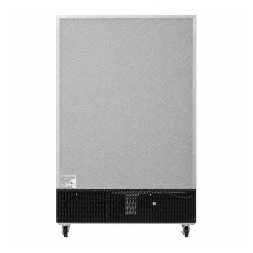 Alt View 9. Koolmore - 54 in. Commercial Stainless Steel Solid Half Door Reach-In Refrigerator 47 cu. ft. RIR-2D-SSHD - Stainless-Steel.