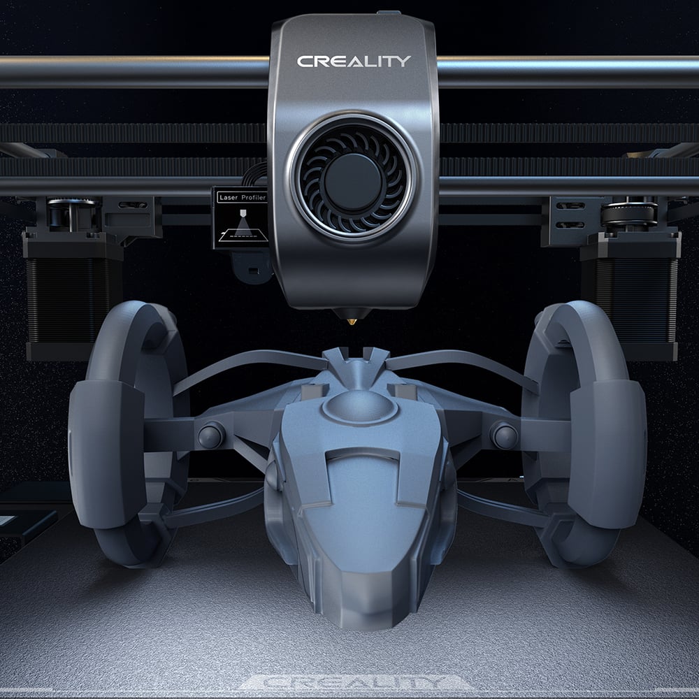 Alt View 11. Creality - K1 Max Combo 3D Printer - Black.