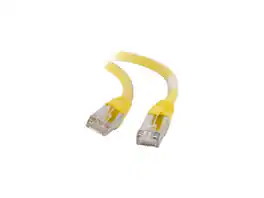 Cables to Go - C2G 15ft Cat6 Shielded STP Network Cable - Yellow, Gold Plated
