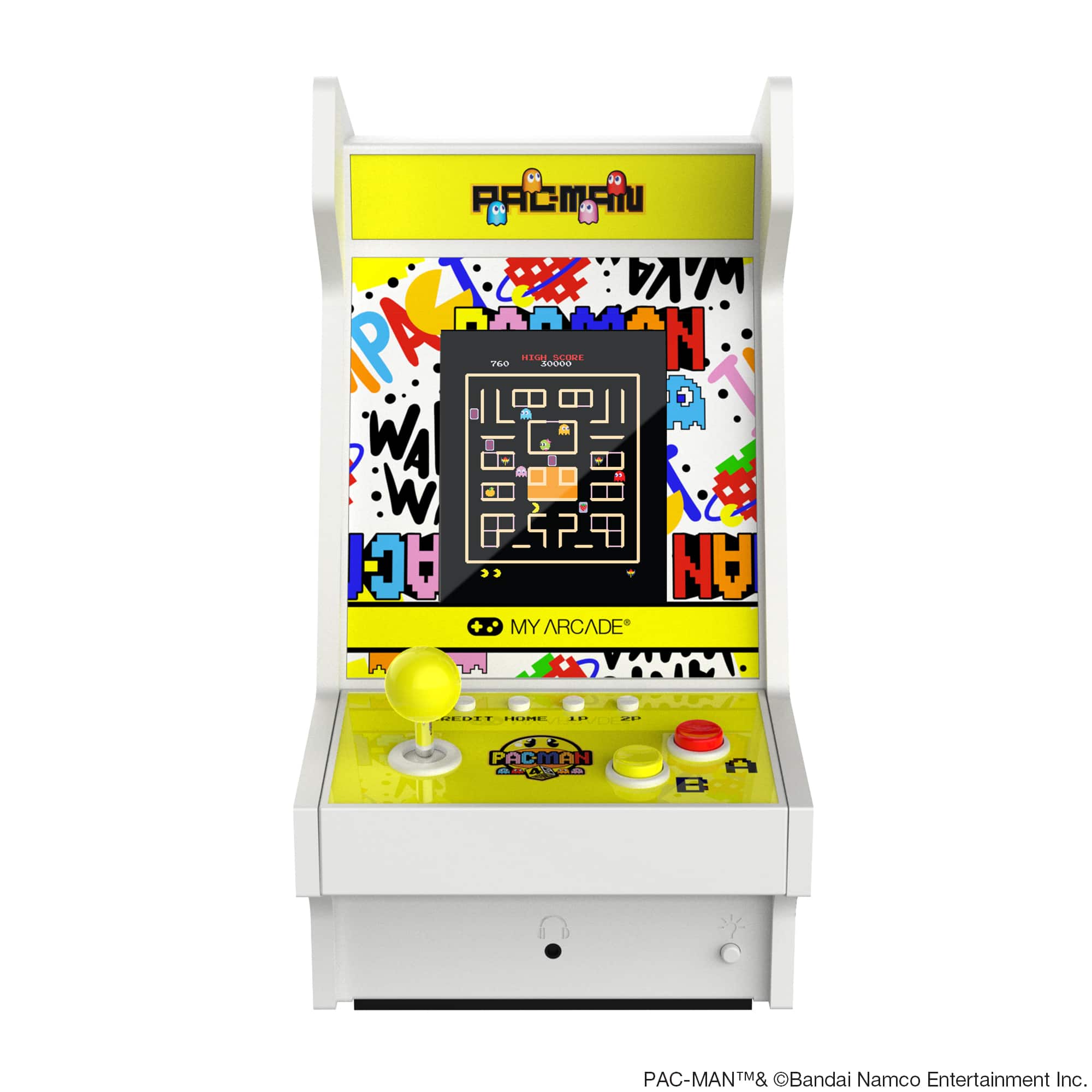 Pac-Man 45th Anniversary Mighty Player Portable Retro Arcade - Other