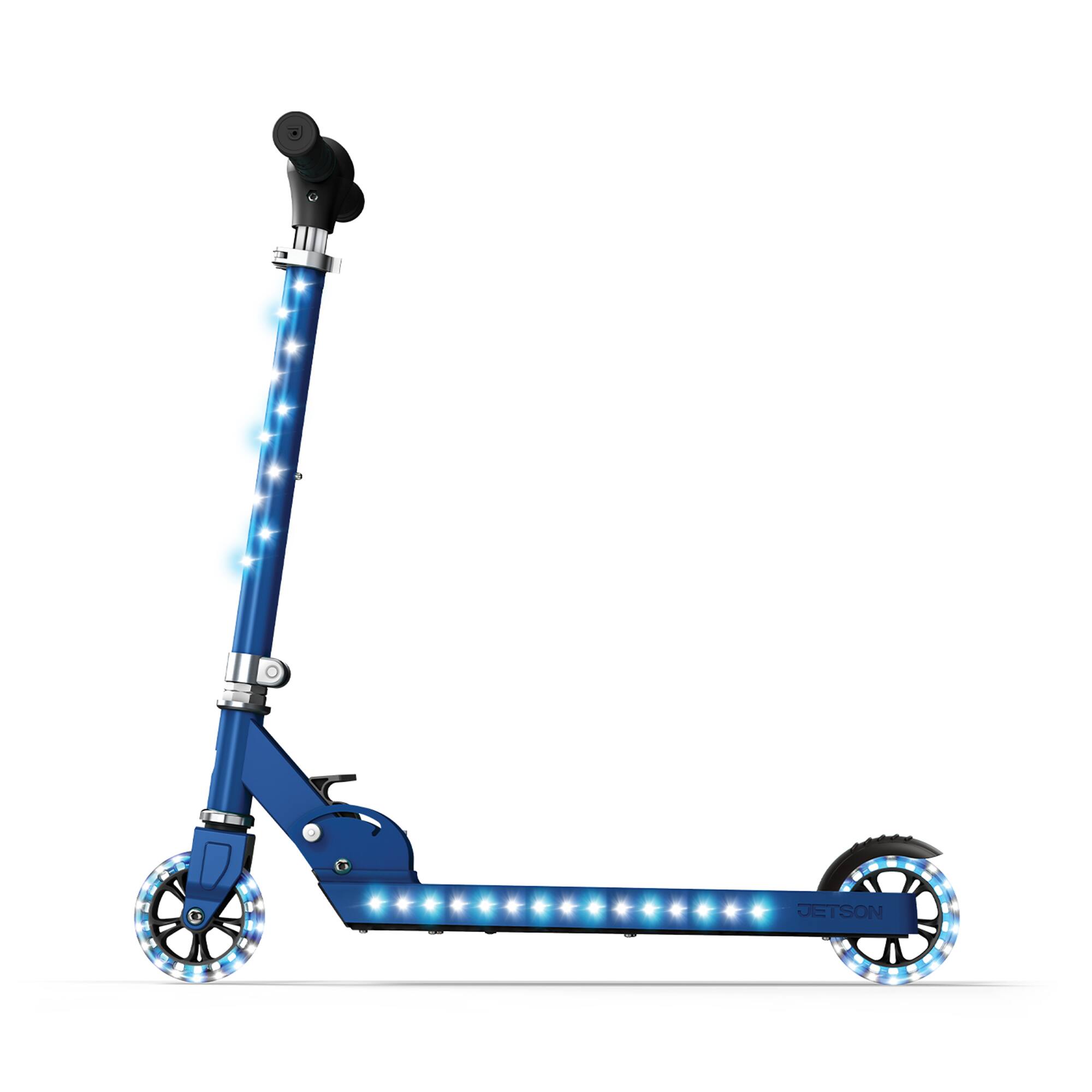 Alt View 1. Jetson - Jetson Jupiter Kick Scooter with LED Lights & Height Adjustable Handlebar, Blue - Blue.