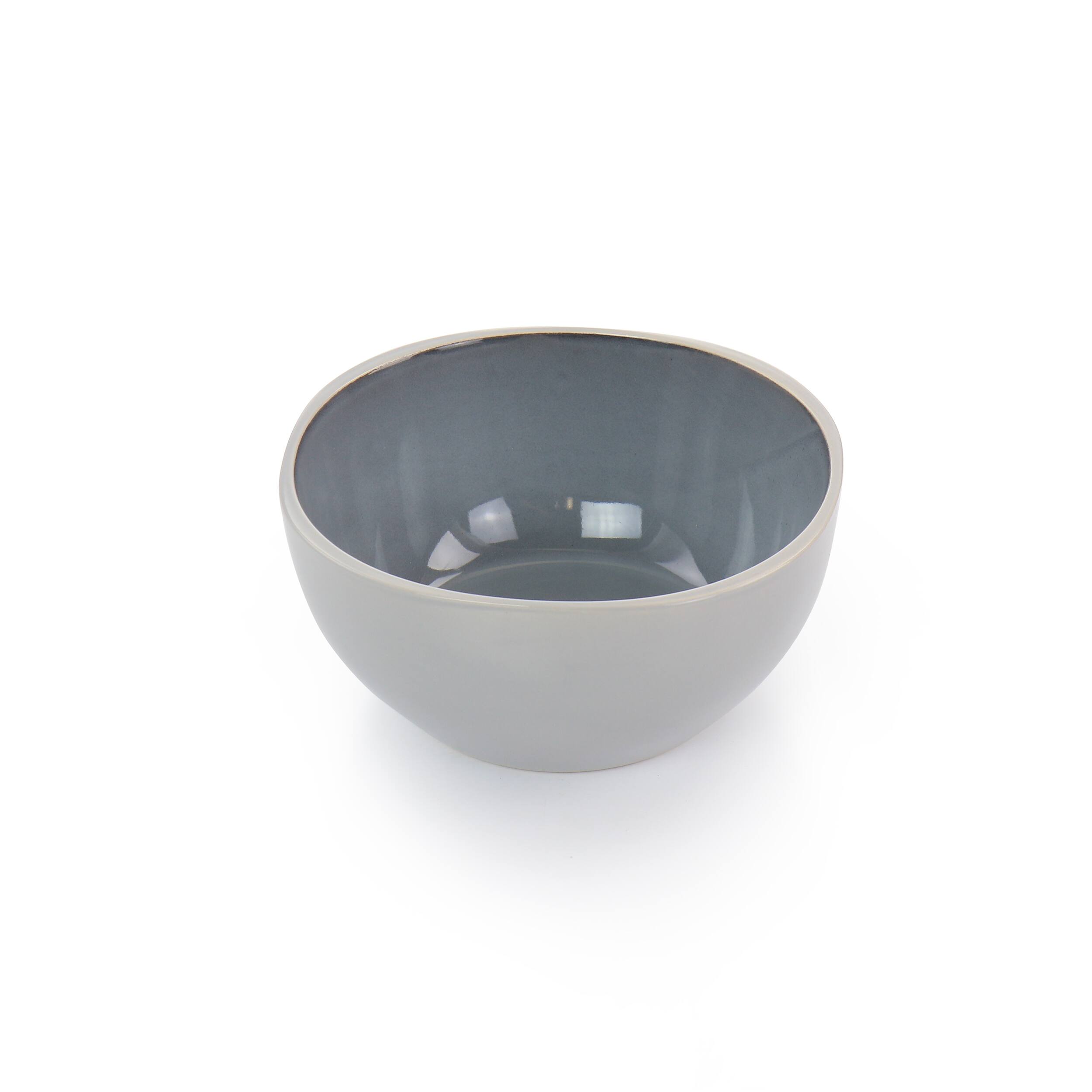 Alt View 4. Gibson - Gibson Elite Soho Lounge 16 Piece Stoneware Dinnerware Set in Light Grey - Light Gray.