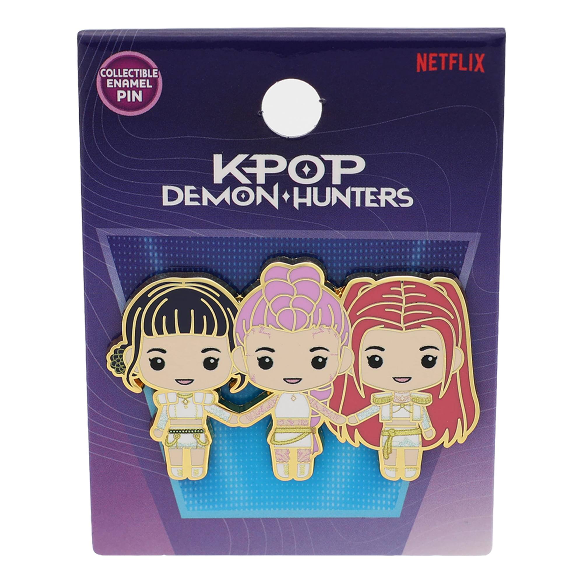 COLLECTIBLE ENAMEL PIN  
NETFLIX  
KPOP DEMON HUNTERS