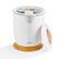 Front. Costway - Bathroom Towel Warmer Bucket with Fragrance Holder & Auto Shut Off - White.