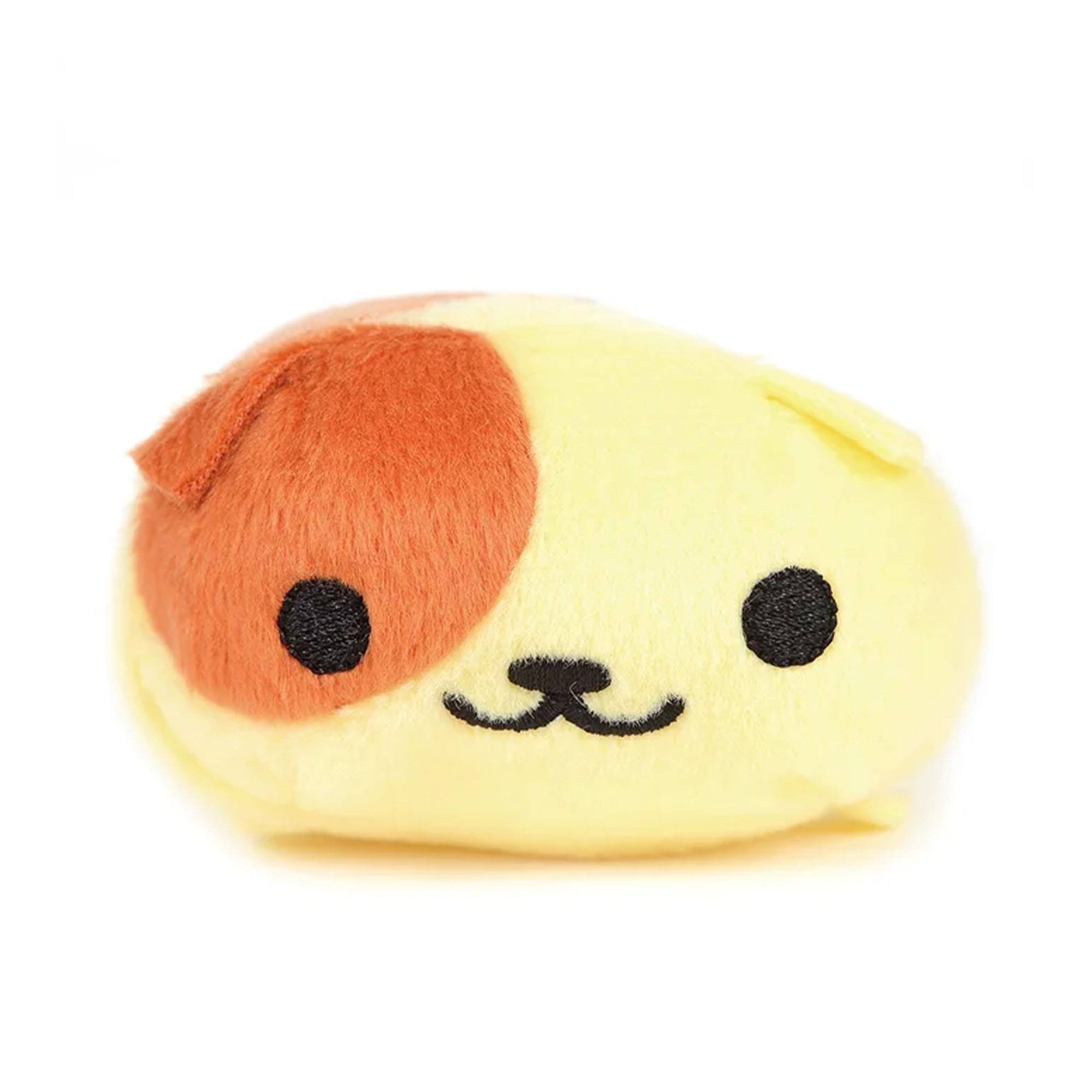 Front. Little Buddy - Neko Atsume: Kitty Collector 4" Plush: Peaches - Beige.