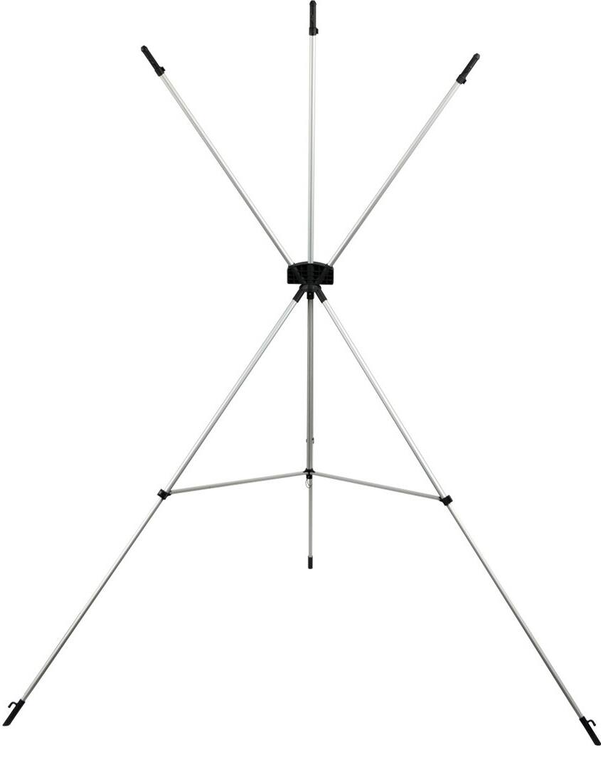 Back. Westcott - Westcott X-Drop Wrinkle-Resistant Backdrop Kit Rich Black 5 x 7ft.