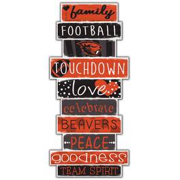 Fan Creations - Oregon State Beavers 5'' x 24'' Celebrations Stack Sign - Multicolor