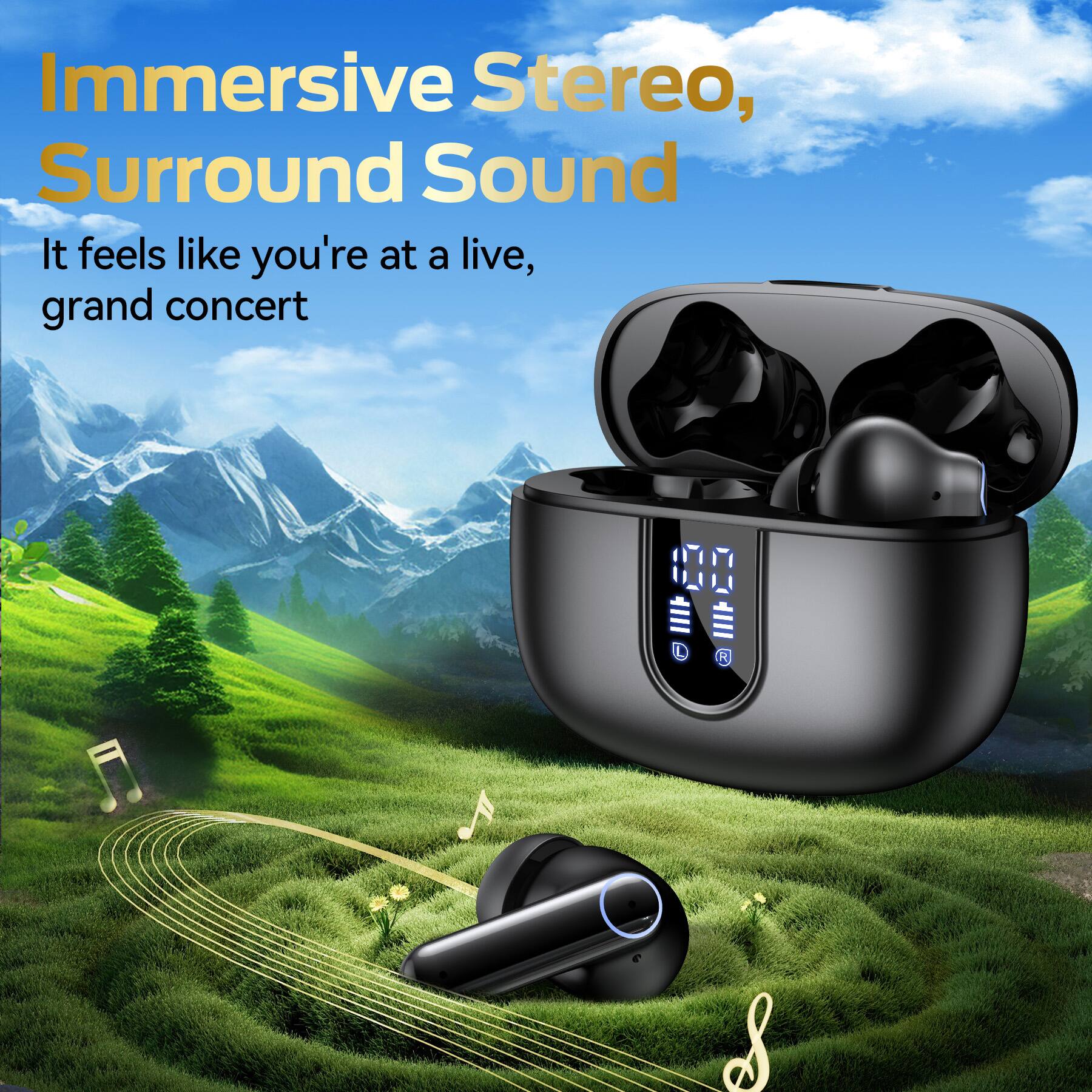 Immersive Stereo, Surround Sound  
It feels like you're at a live, grand concert