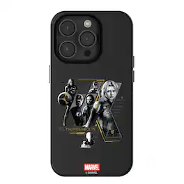 Keyscaper - Marvel Badge MagSafe Compatible Phone Case - Apple iPhone 15 - Thunderbolts 3