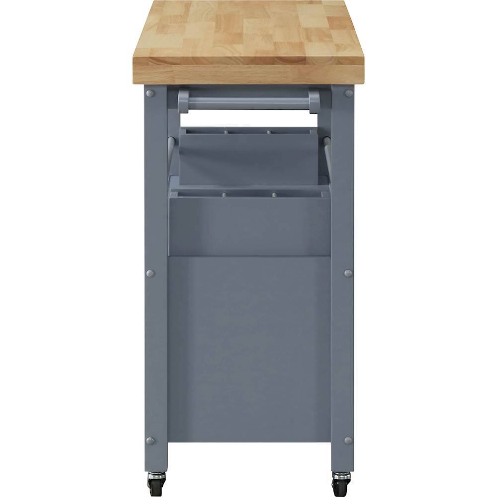 Alt View 12. Click Decor - Anson Kitchen Cart - Gray.