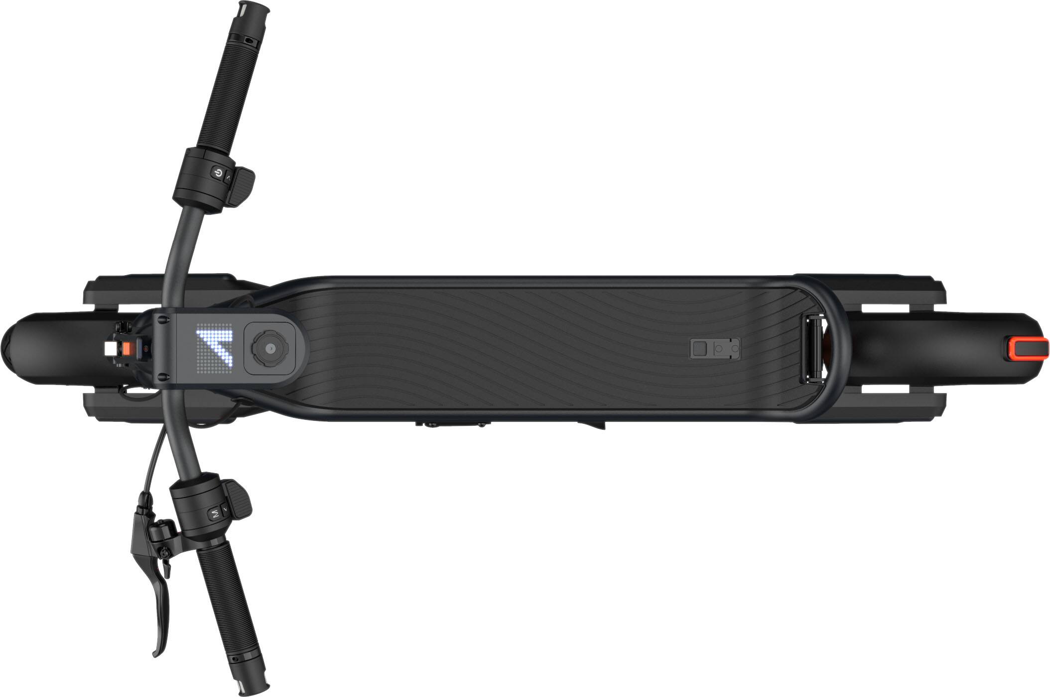 Left. Apollo - Explore 2025 Premium Electric Scooter w/37 mi Max Range & 25 mph Max Speed - Space Gray.