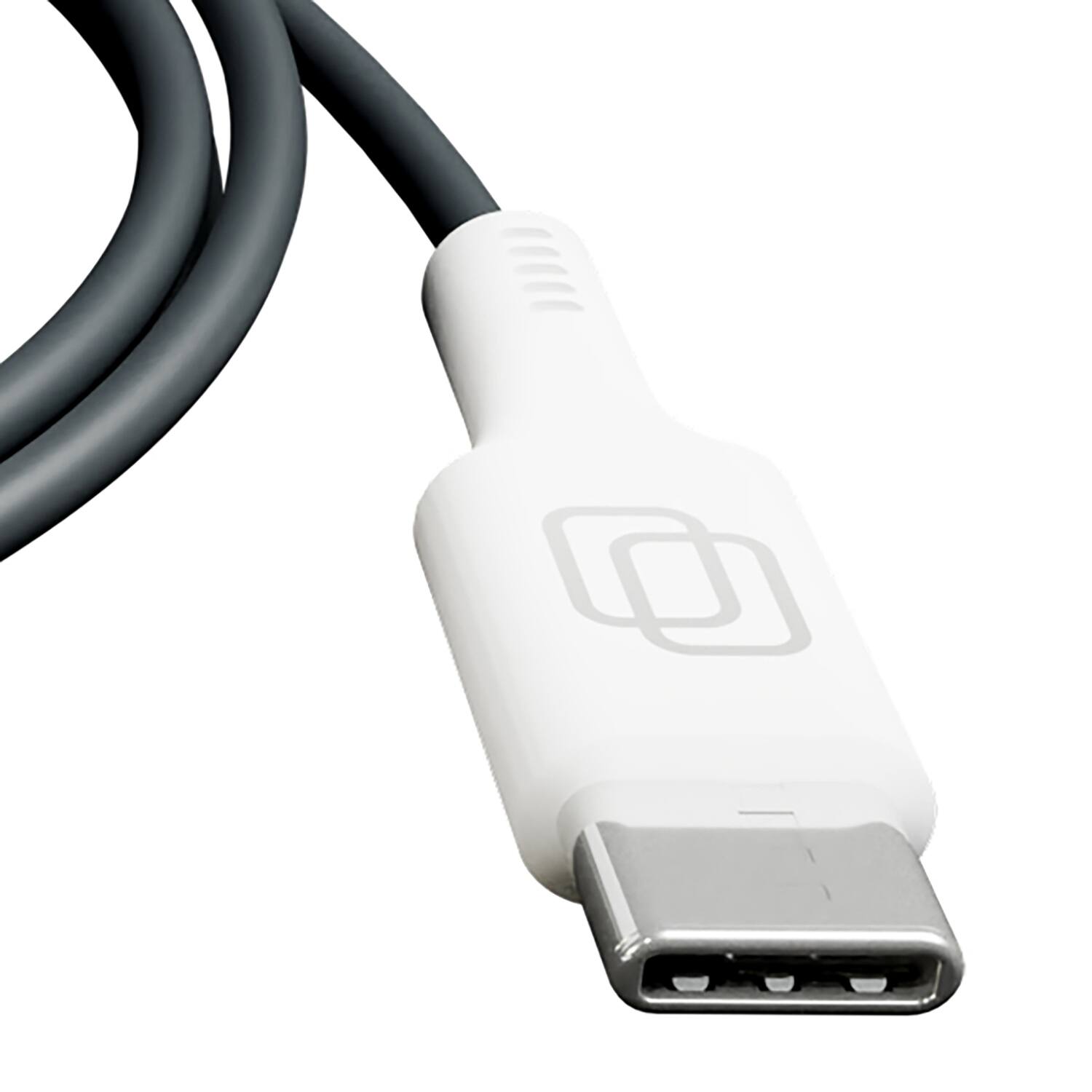 Alt View 2. Cellhelmet - 30-Watt PD Car Charger with 3-Ft USB-C to USB-C Cable - White.