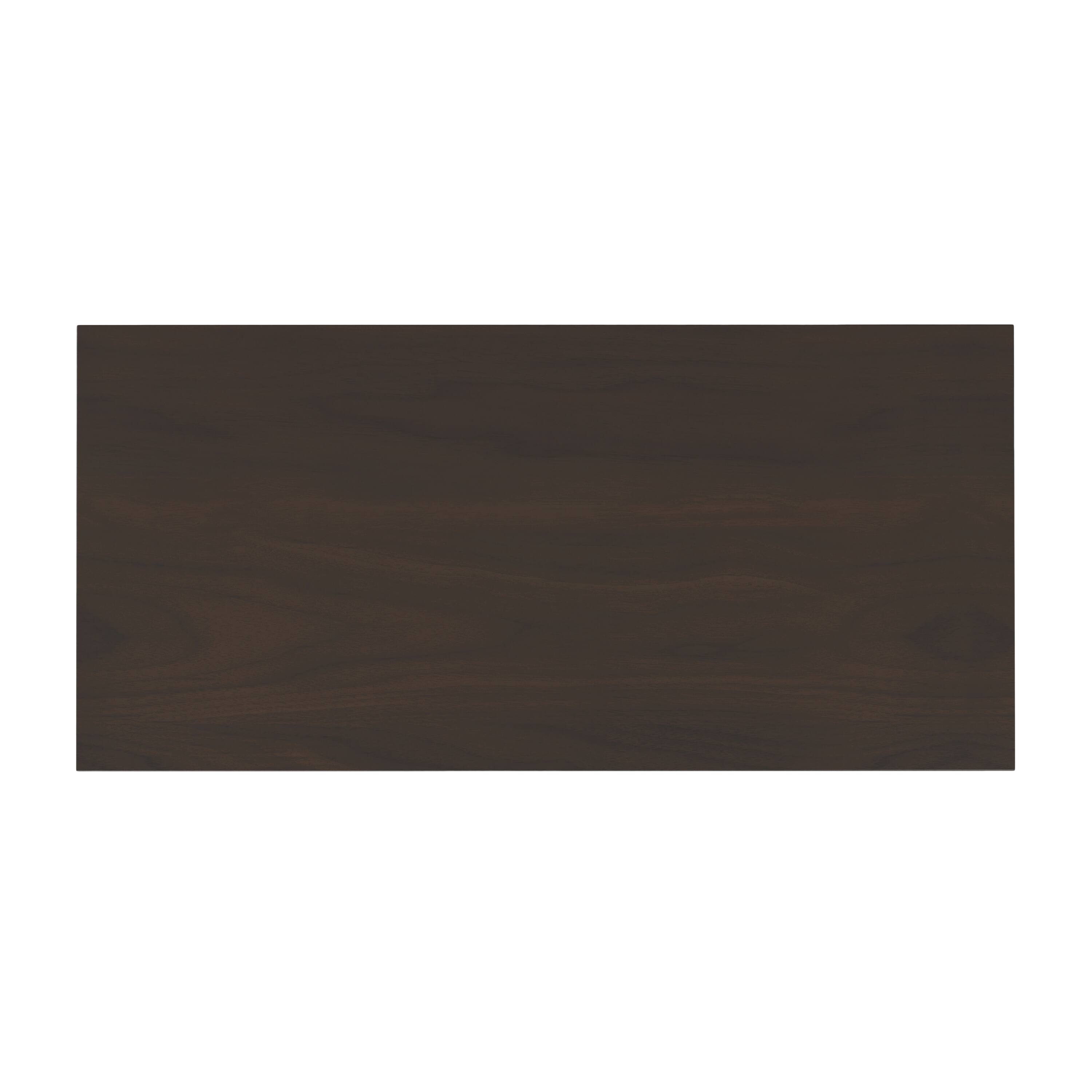 Alt View 3. Simpli Home - Lowry 72 inch Wide Solid Wood Large Desk in Oak - Oak.