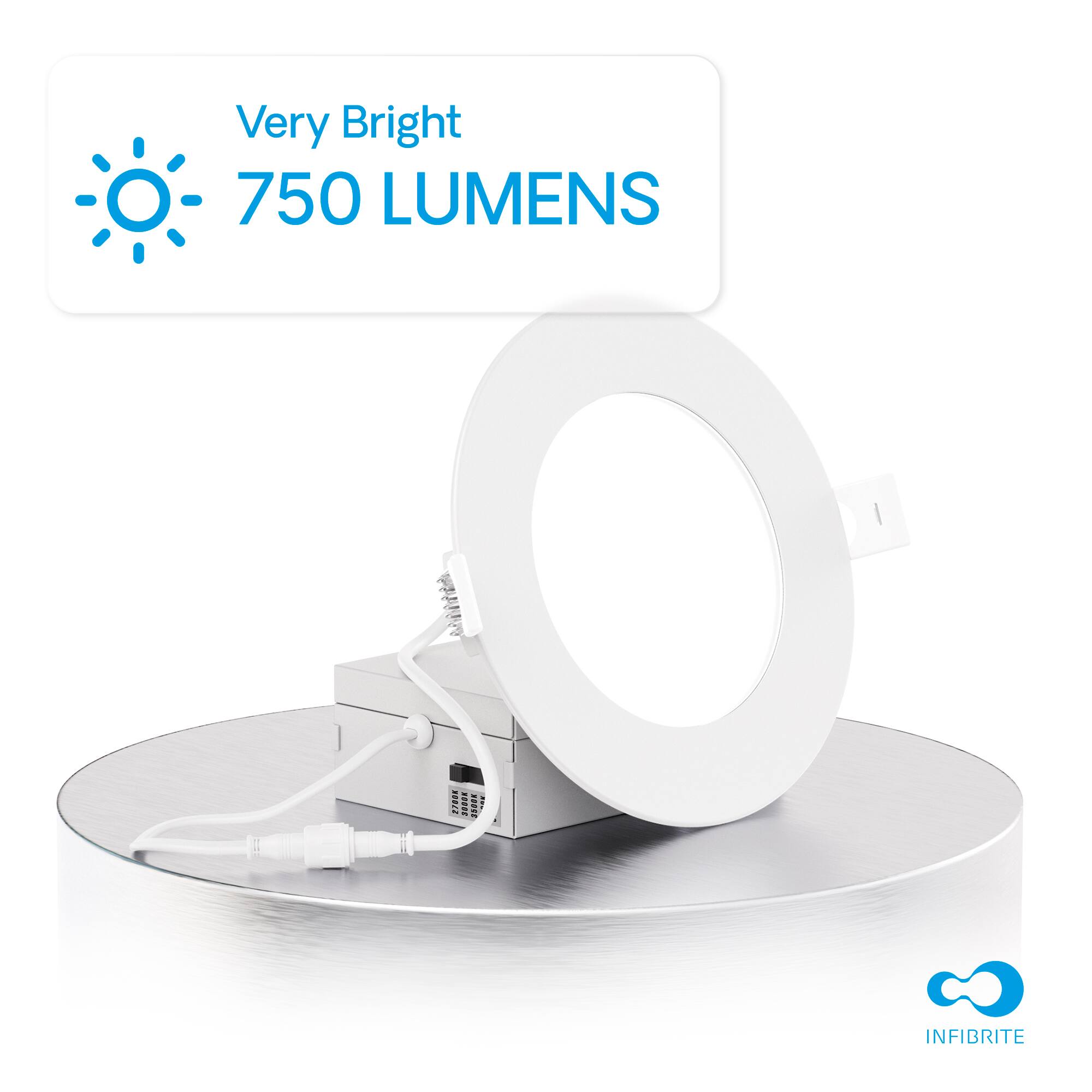 Very Bright  
750 LUMENS