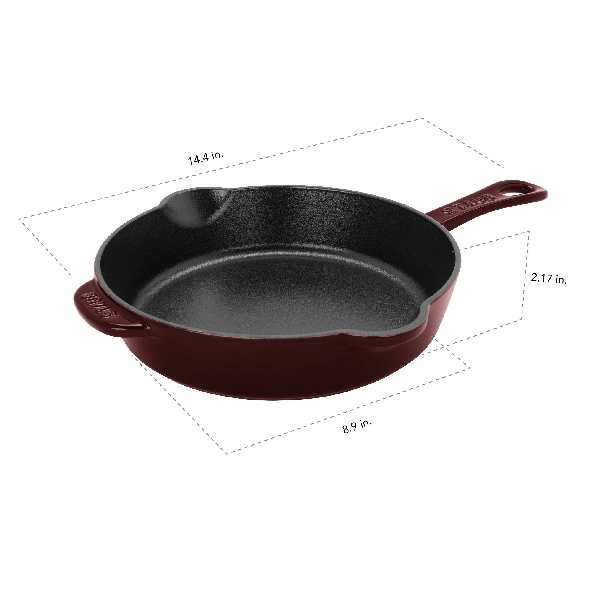 Staub Cast Iron Traditional Deep Skillet - Thumbnail 2