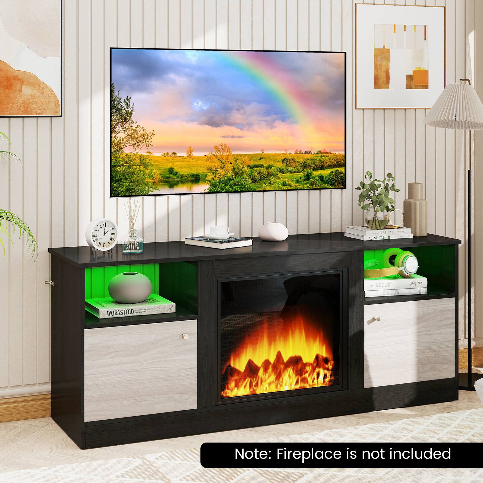 - - 1 A 3 1 I DERIAL EMPINE 1 igint WORASTERO - TAA220

Note: Fireplace is not included